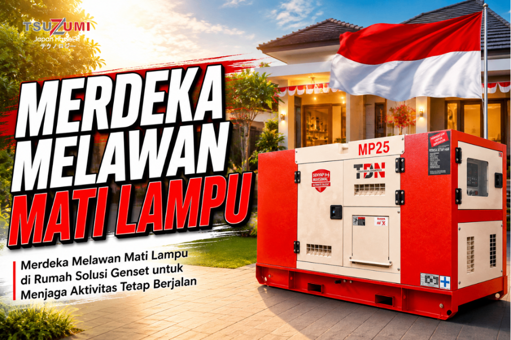 Merdeka Melawan Mati Lampu di Rumah Solusi Genset untuk Menjaga Aktivitas Tetap Berjalan